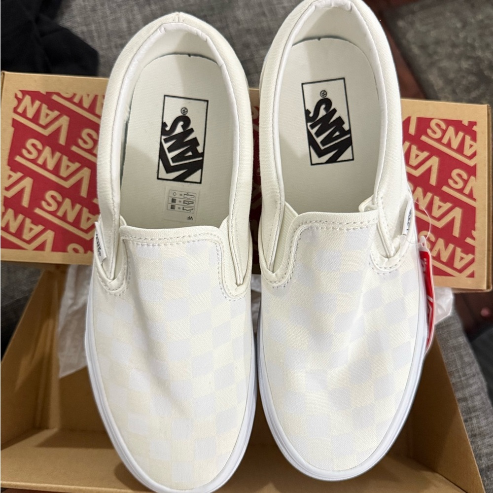 Vans Off-White Slip-On Sneakers